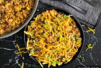 Cheesy Skillet Taco Pasta