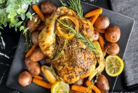 Zesty Aromatic Slow Cooker Whole Chicken